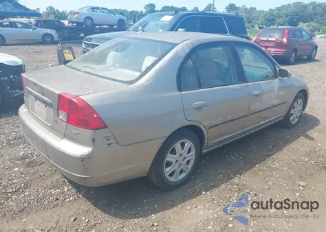 2003 Honda Civic Ex z USA, uszkodzony, nr VIN 2HGES26703H510334